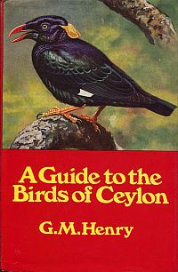 Henry, A guide to the birds of Ceylon. (Umschlag)