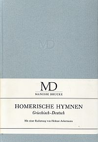 Homerus: Homerische Hymnen. (Umschlag)
