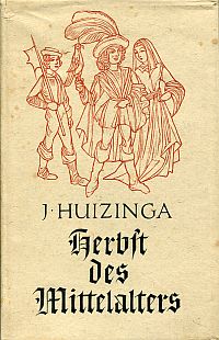 Huizinga, Herbst des Mittelalters. (Umschlag)