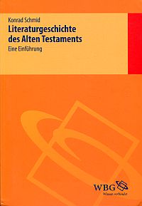 Schmid, Literaturgeschichte des Alten Testaments. (Umschlag)