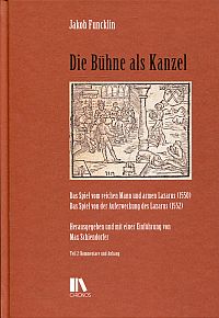 Funckelin, Die Bühne als Kanzel. (Umschlag)