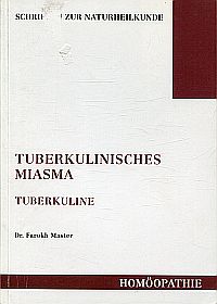 Master, Tuberkulinisches Miasma. (Umschlag)