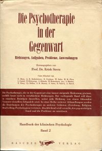 Stern, Die Psychotherapie der Gegenwart. (Umschlag)