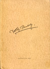 Jahrbuch der Wilhelm-Busch-Gesellschaft 1952. (Einband)