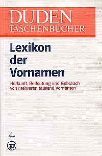 Drosdowski, Lexikon der Vornamen. (Umschlag)