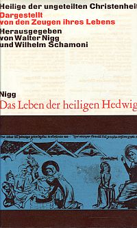 Nigg, Das Leben der heiligen Hedwig. (Umschlag)