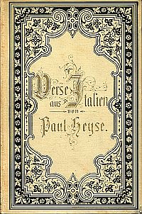Heyse, Verse aus Italien. (Umschlag)