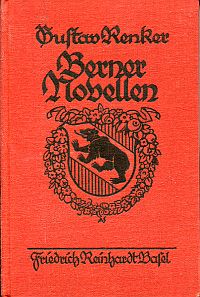 Renker, Berner Novellen. (Umschlag)