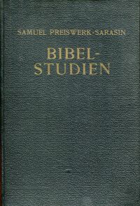 Preiswerk-Sarasin, Bibelstudien (Umschlag)