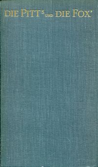 Eyck, Die Pitts und die Fox'. (Umschlag)