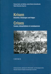Krisen. Ursachen, Deutungen und Folgen. (Umschlag)