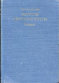Novum Testamentum graece. (Umschlag)