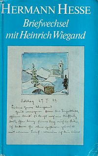 Hesse, Briefwechsel mit Heinrich Wiegand. (Umschlag)