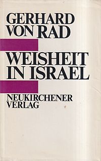 Rad, Weisheit in Israel. (Umschlag)