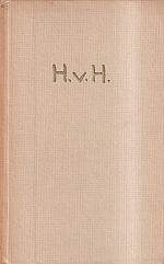 Hofmannsthal, Die Gedichte und kleineren Dramen. (Umschlag)