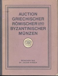 Jacob Hirsch: Catalog No. XXXI: Griechische, Römische und Byzantinische Münzen a (Umschlag)