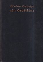 Stefan George zum Gedächtnis. (Umschlag)