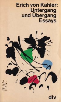 Kahler, Untergang und Übergang. (Umschlag)