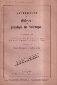 Landmann, Analyse der ästhetischen Contemplation (Malerei und Plastik). (Umschlag)