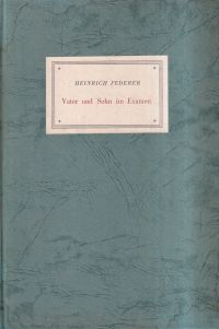 Federer, Vater und Sohn im Examen. (Umschlag)