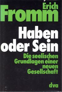 Fromm, Haben oder Sein. (Umschlag)