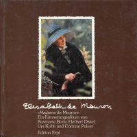 Borle, Madame de Meuron. (Umschlag)