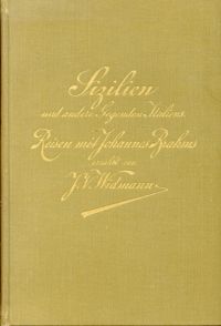 Widmann, Sizilien und andere Gegenden Italiens. (Umschlag)