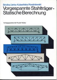 Bródka, Vorgespannte Stahlträger, statische Berechnung. (Umschlag)