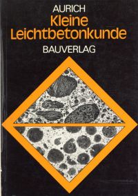 Aurich, Kleine Leichtbetonkunde. (Umschlag)
