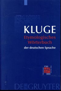 Kluge, Etymologisches Wörterbuch der deutschen Sprache. (Umschlag)
