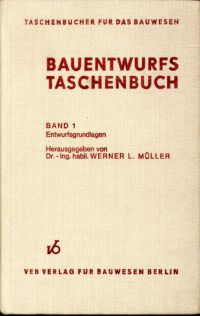 Müller, Bauentwurfstaschenbuch, Band 1: (Umschlag)