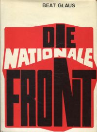 Glaus, Die Nationale Front. (Umschlag)