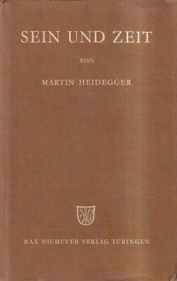Heidegger, Sein und Zeit. (Umschlag)